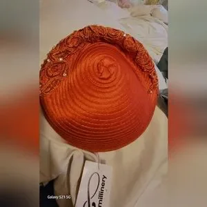 Mr. Song Millinery | Accessories | Mr Song Millinery Orange  display picture 2